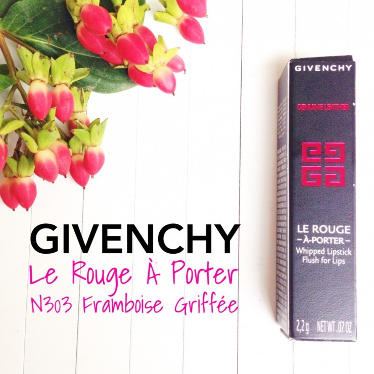 Givenchy Le Rouge À Porter N303 Framboise Griffée